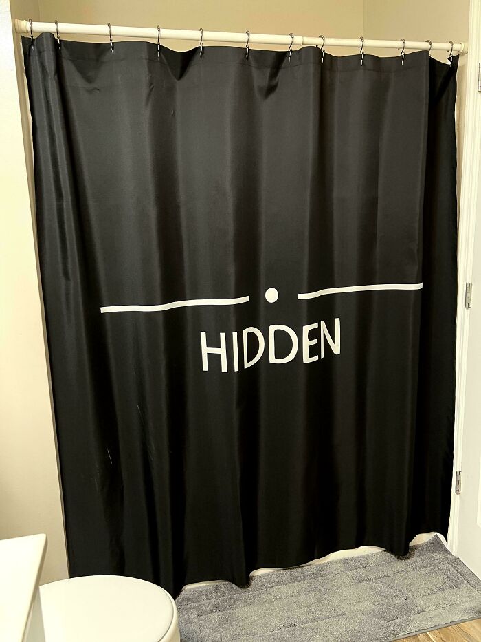 Fun Shower Curtain I Got For My Skyrim Loving Partner