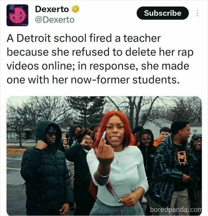 Detroit teacher fired for rap videos makes music with former students