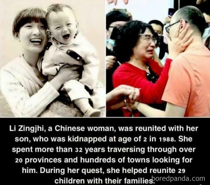 Chinese woman reunited with kidnapped son after 32 years of searching