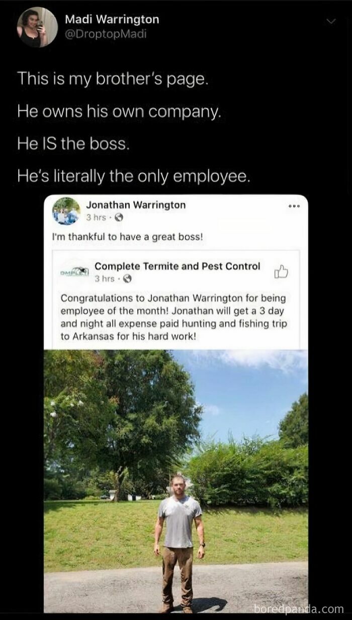 Entrepreneur proudly shares about being his own boss in pest control company