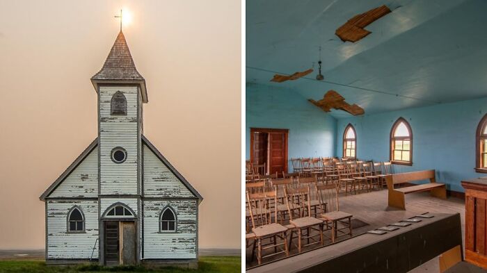 Vintage wedding dress and old television inside $14-million abandoned mansion