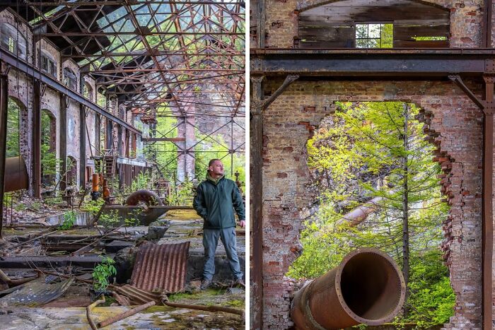 Peeling walls and damaged furniture inside $14 million abandoned mansion