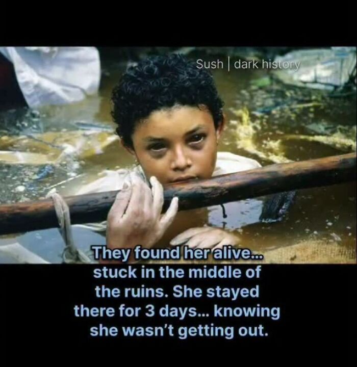 Child found alive after 3 days stuck in ruins in horrifying historical facts