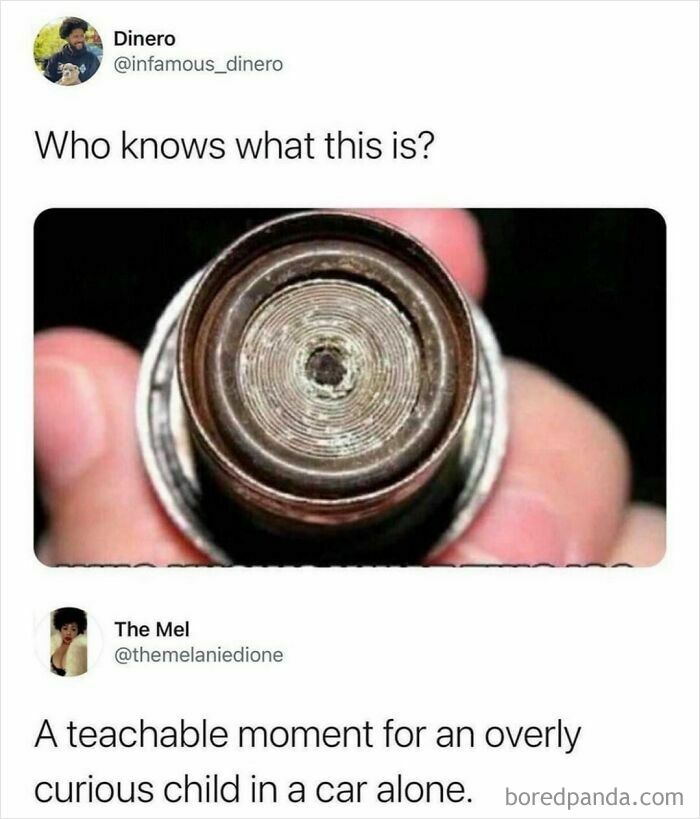 Close-up of mysterious object captioned teachable moment random funny meme