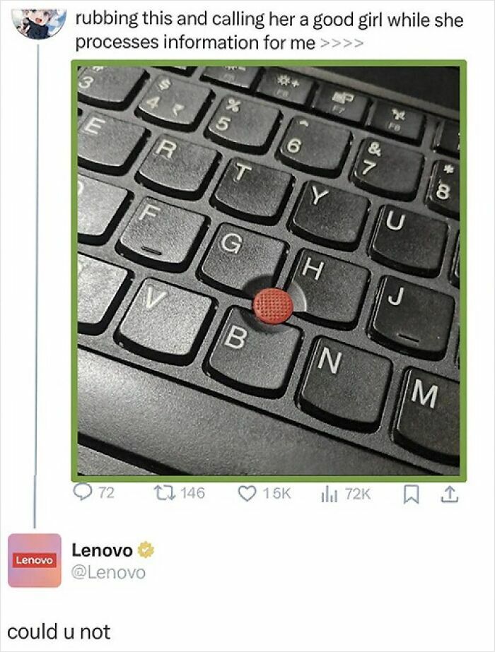 Lenovo responds to keyboard joke with simple refusal in savage company reply