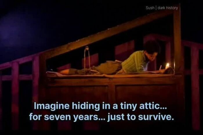 Person hiding in tiny attic for seven years to survive in horrifying historical facts