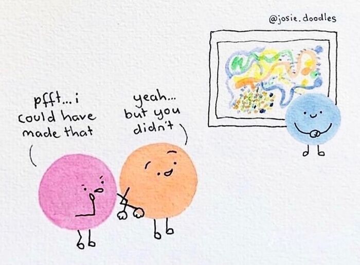 Artist Turns Tiny Watercolor Doodles Into Gentle Comics About Love, Anxiety, And Everyday Life-Interview