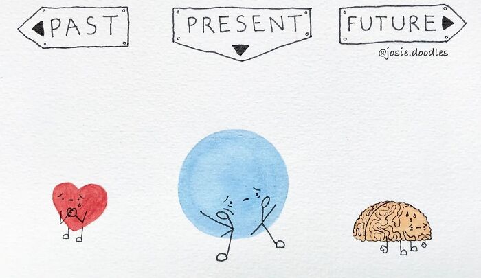 Artist Turns Tiny Watercolor Doodles Into Gentle Comics About Love, Anxiety, And Everyday Life-Interview