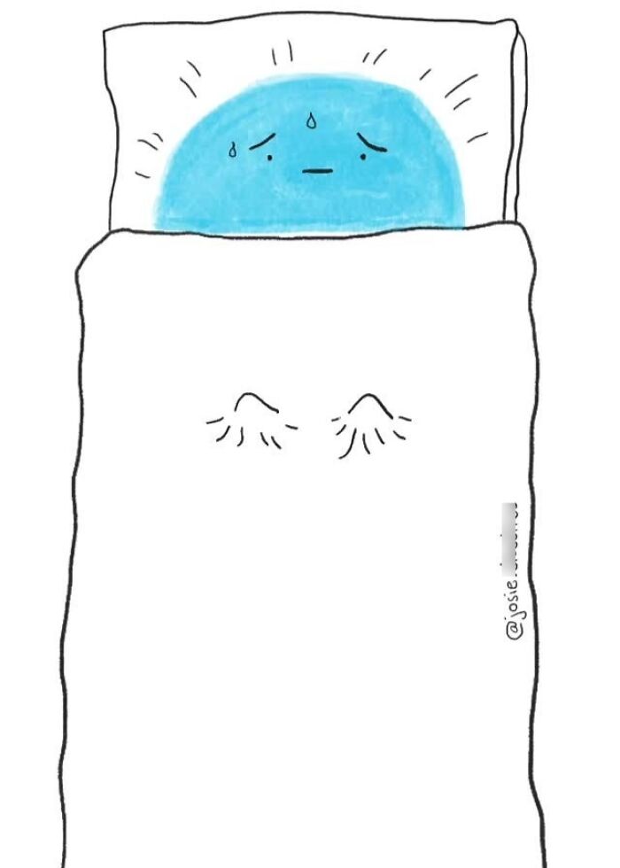 Artist Turns Tiny Watercolor Doodles Into Gentle Comics About Love, Anxiety, And Everyday Life-Interview