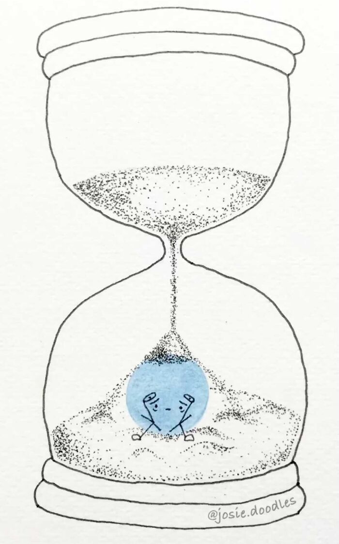 Artist Turns Tiny Watercolor Doodles Into Gentle Comics About Love, Anxiety, And Everyday Life-Interview