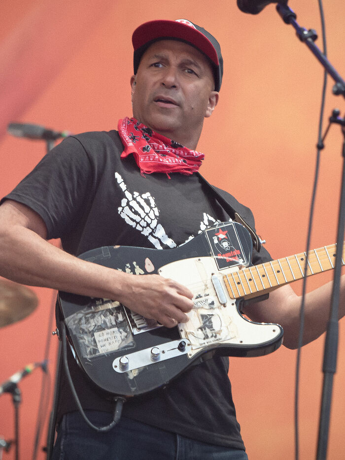 American Guitarist and Singer-Songwriter Tom Morello, 62