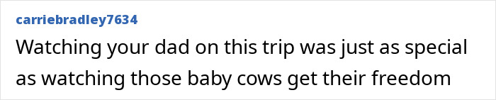 Comment about emotional impact of calf rescue trip