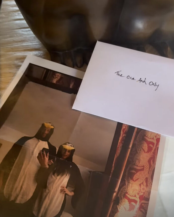 Photo and envelope labeled The One And Only linked to Meghan Markle