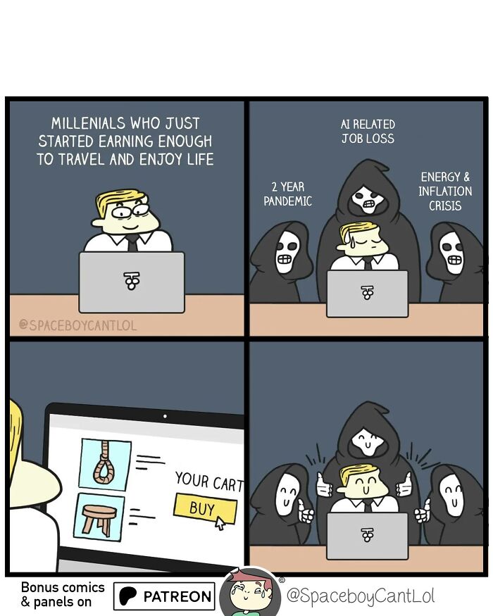 This Artist Creates Comics That Start Cute, Then Hit You With A Dark And Unexpected Twist