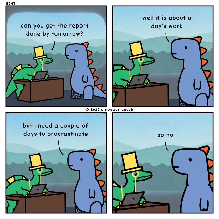 These Dinosaur Comics Turn Anxiety, Friendship, And Everyday Feelings Into Gentle Humor