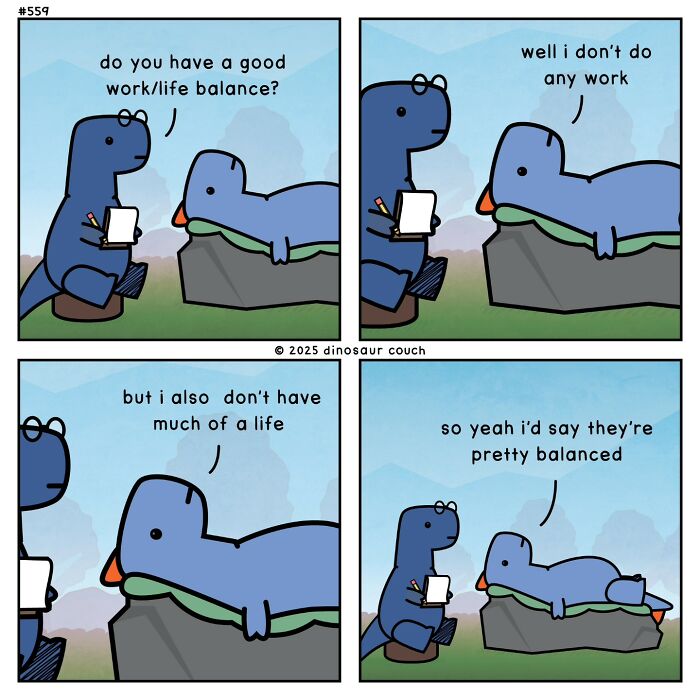 These Dinosaur Comics Turn Anxiety, Friendship, And Everyday Feelings Into Gentle Humor