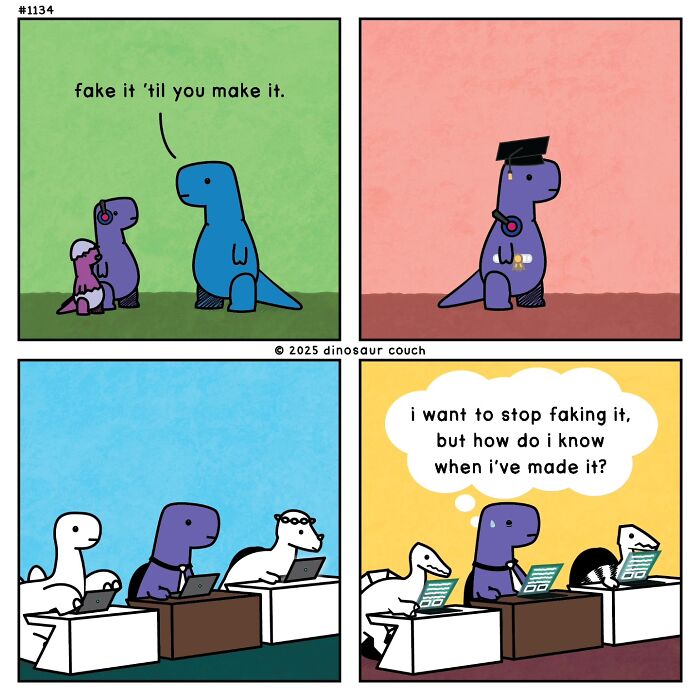 These Dinosaur Comics Turn Anxiety, Friendship, And Everyday Feelings Into Gentle Humor