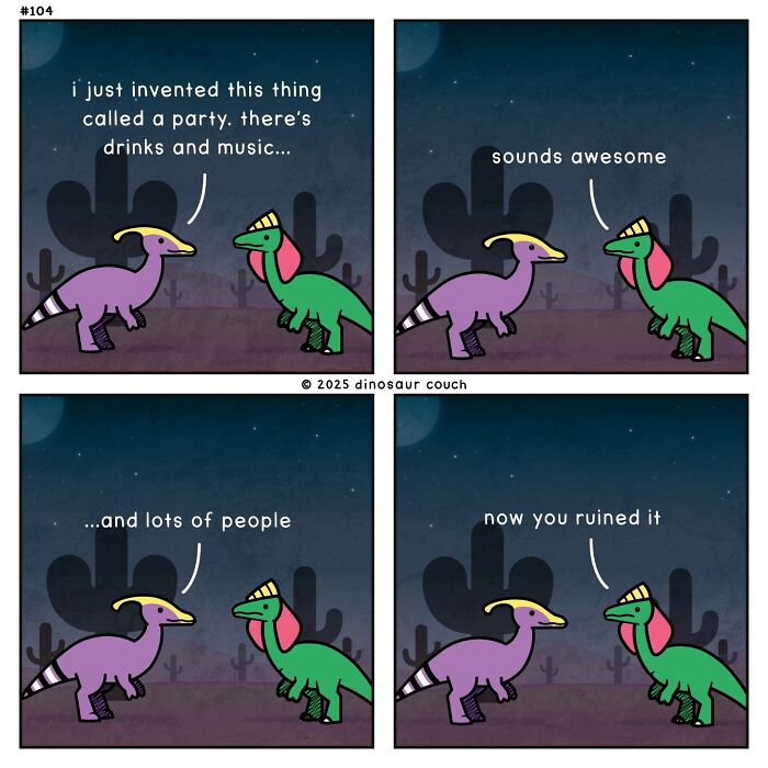These Dinosaur Comics Turn Anxiety, Friendship, And Everyday Feelings Into Gentle Humor
