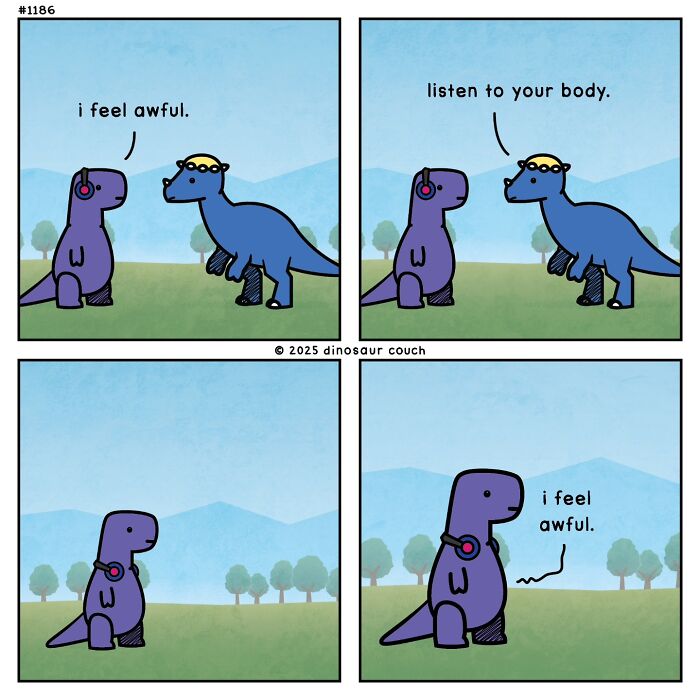 These Dinosaur Comics Turn Anxiety, Friendship, And Everyday Feelings Into Gentle Humor