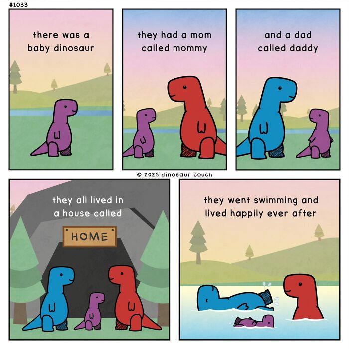 These Dinosaur Comics Turn Anxiety, Friendship, And Everyday Feelings Into Gentle Humor