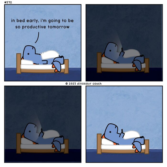 These Dinosaur Comics Turn Anxiety, Friendship, And Everyday Feelings Into Gentle Humor