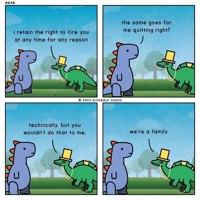 These Dinosaur Comics Turn Anxiety, Friendship, And Everyday Feelings Into Gentle Humor