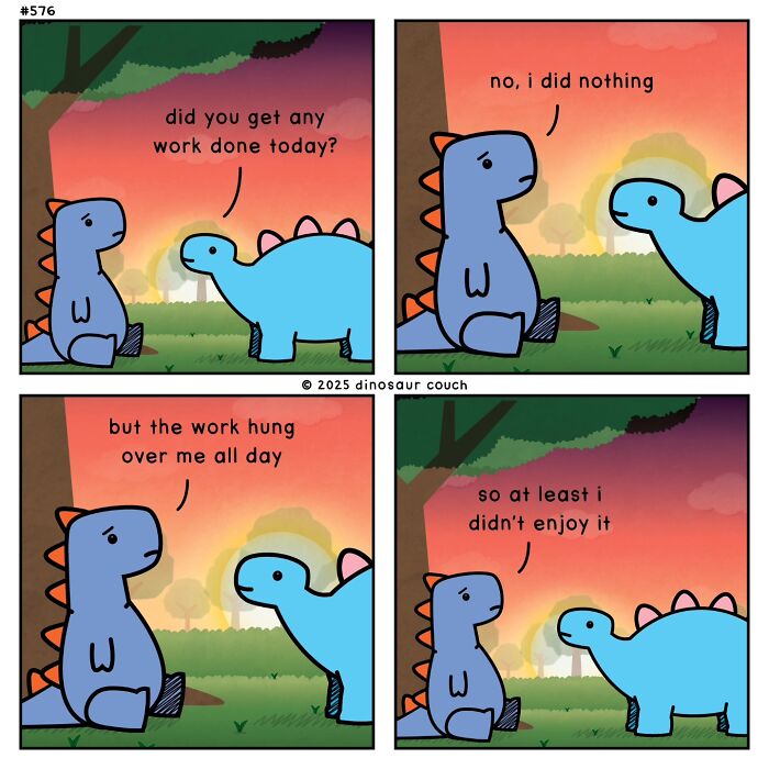 These Dinosaur Comics Turn Anxiety, Friendship, And Everyday Feelings Into Gentle Humor