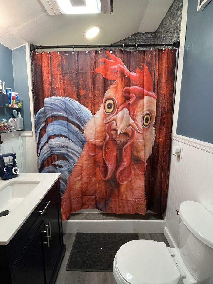 Rooster Shower Curtain