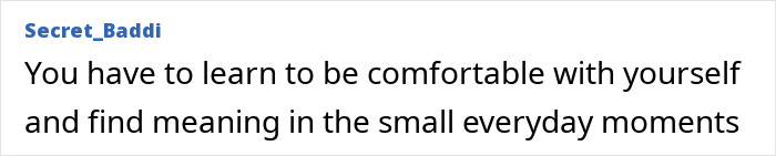 Adult problems highlight learning to be comfortable and find joy in small moments