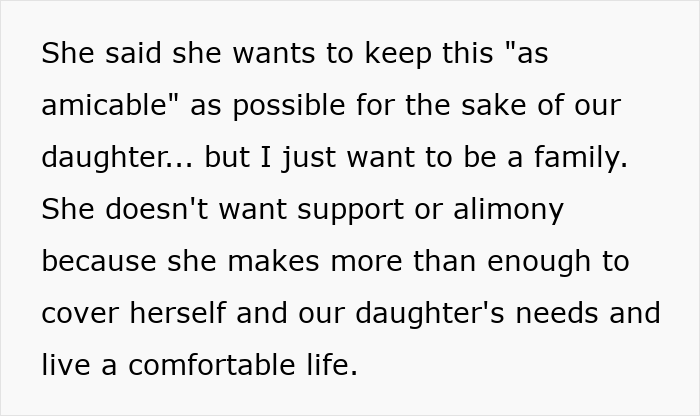 Wife wants amicable divorce without support while husband wants family Wife wants amicable divorce without support while husband wants family
