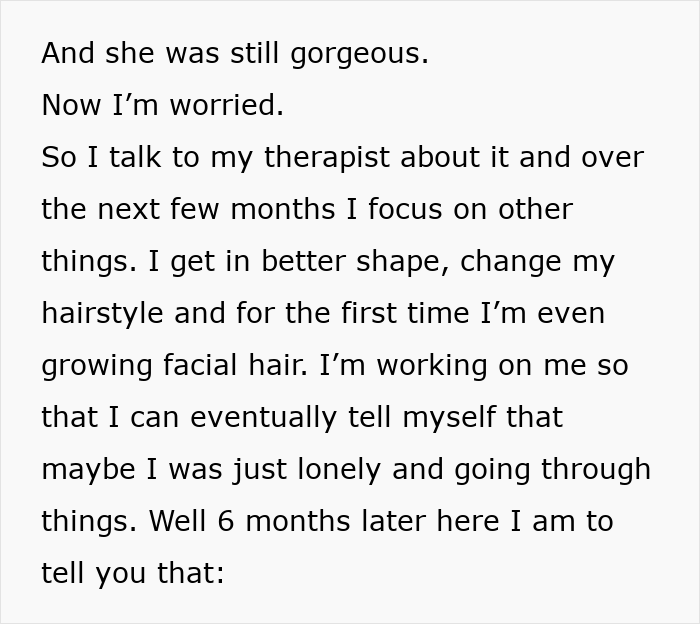 Text excerpt about finding himself after leaving his wife, later regretting it. A story of love and regret.