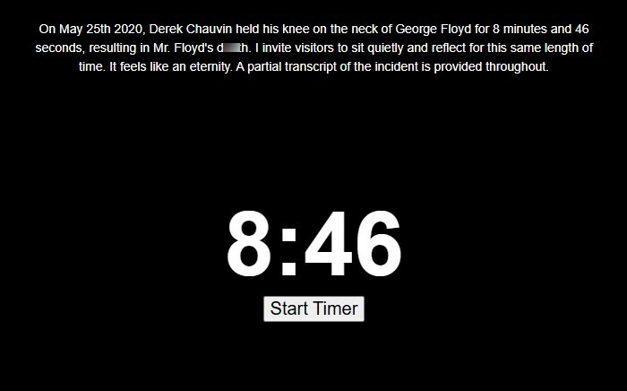 8 Minutes 46 Seconds: A Short Time Can Feel Like An Eternity