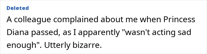 Office drama story about being judged for not showing enough sadness at work