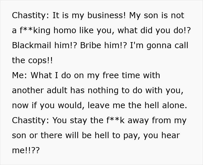 Guy Sick Of Religious Coworker Spreading Gossip About Him Takes Epic Revenge By Dating Her Son Guy Sick Of Religious Coworker Spreading Gossip About Him Takes Epic Revenge By Dating Her Son