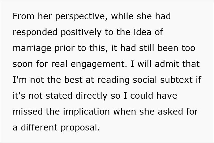 Text about perspective on timing of engagement and missed social cues