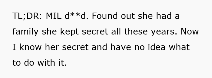 &ldquo;Stuck With MIL's Darkest Secret&rdquo;: Woman Goes Through Late MIL&rsquo;s Stuff, Finds Out Something She Shouldn&rsquo;t Have