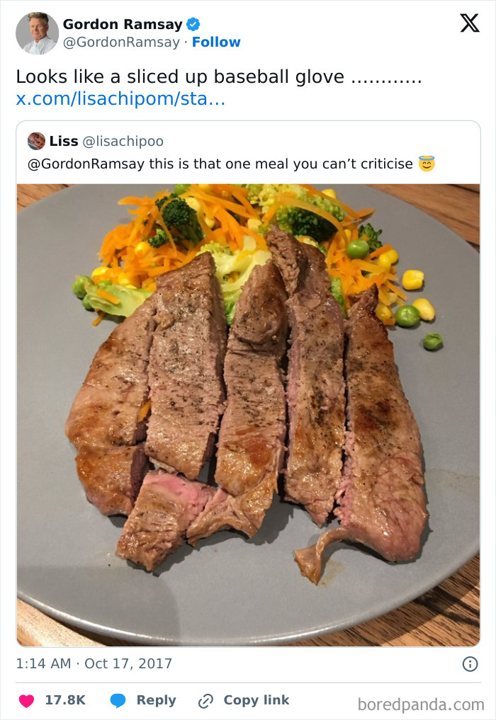 Grilled steak sliced thinly on plate with mixed vegetables