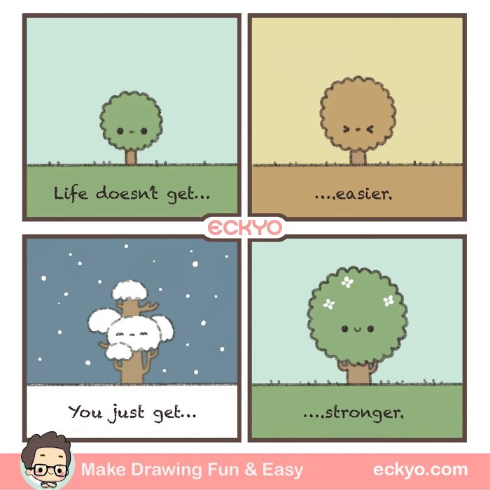 Artist Creates Wholesome Comics That Feel Like A Warm Hug On A Hard Day