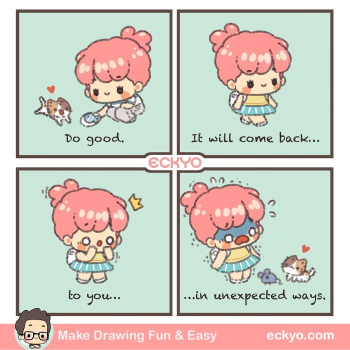 Artist Creates Wholesome Comics That Feel Like A Warm Hug On A Hard Day