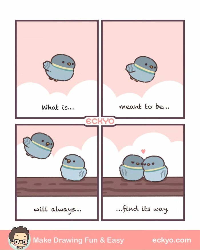 Artist Creates Wholesome Comics That Feel Like A Warm Hug On A Hard Day