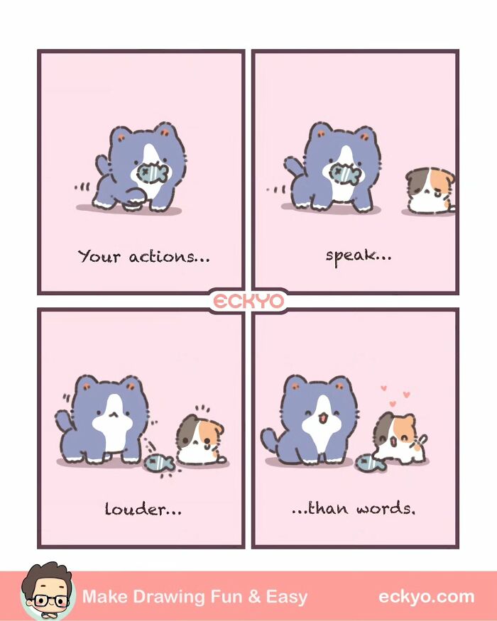 Artist Creates Wholesome Comics That Feel Like A Warm Hug On A Hard Day