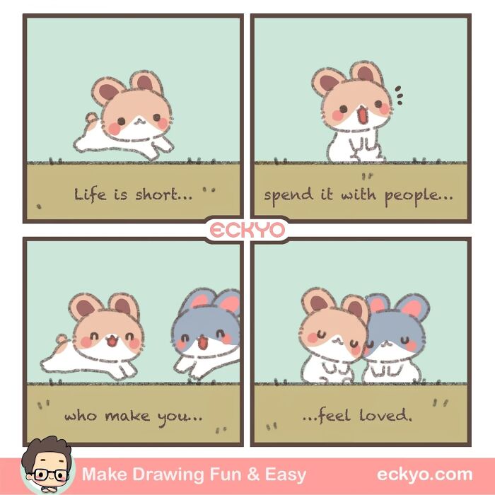 Artist Creates Wholesome Comics That Feel Like A Warm Hug On A Hard Day