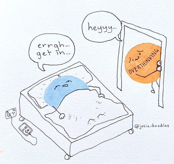 Artist Turns Tiny Watercolor Doodles Into Gentle Comics About Love, Anxiety, And Everyday Life-Interview