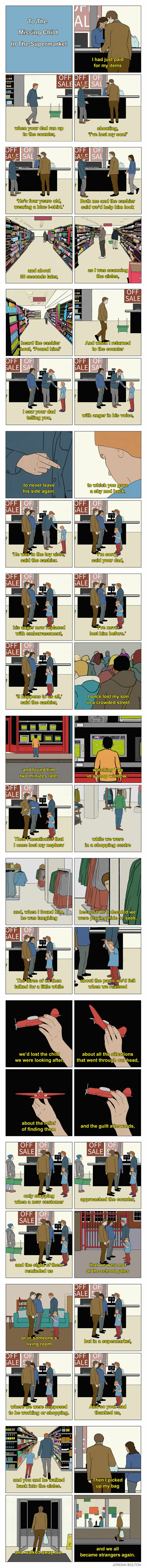 “To The Missing Child In The Supermarket”