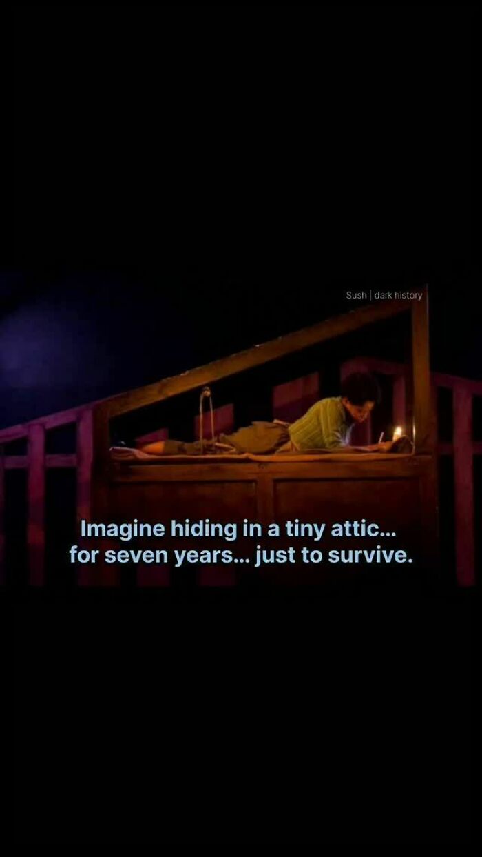 Person hiding in tiny attic for seven years to survive in horrifying historical facts