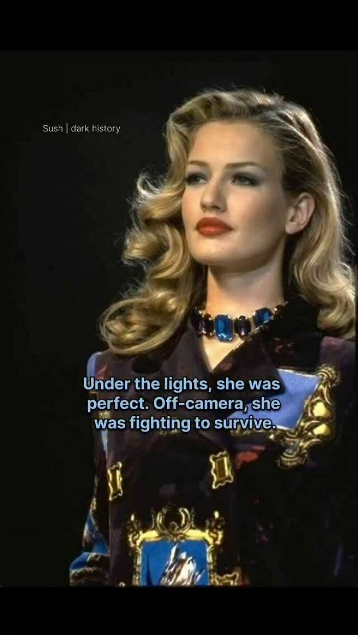 Woman under lights perfect but struggling to survive in creepy historical facts