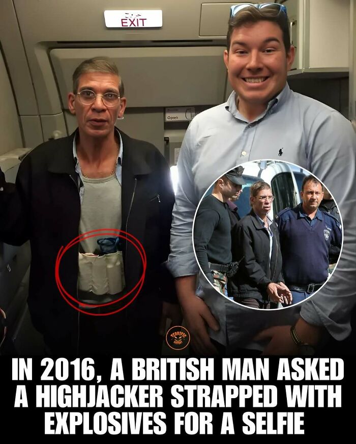 British man asked a hijacker wearing explosives for a selfie in 2016