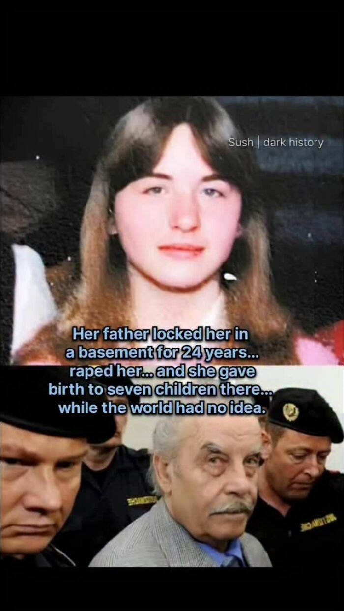 Woman locked in a basement for 24 years by her father, horrifying historical a***e case