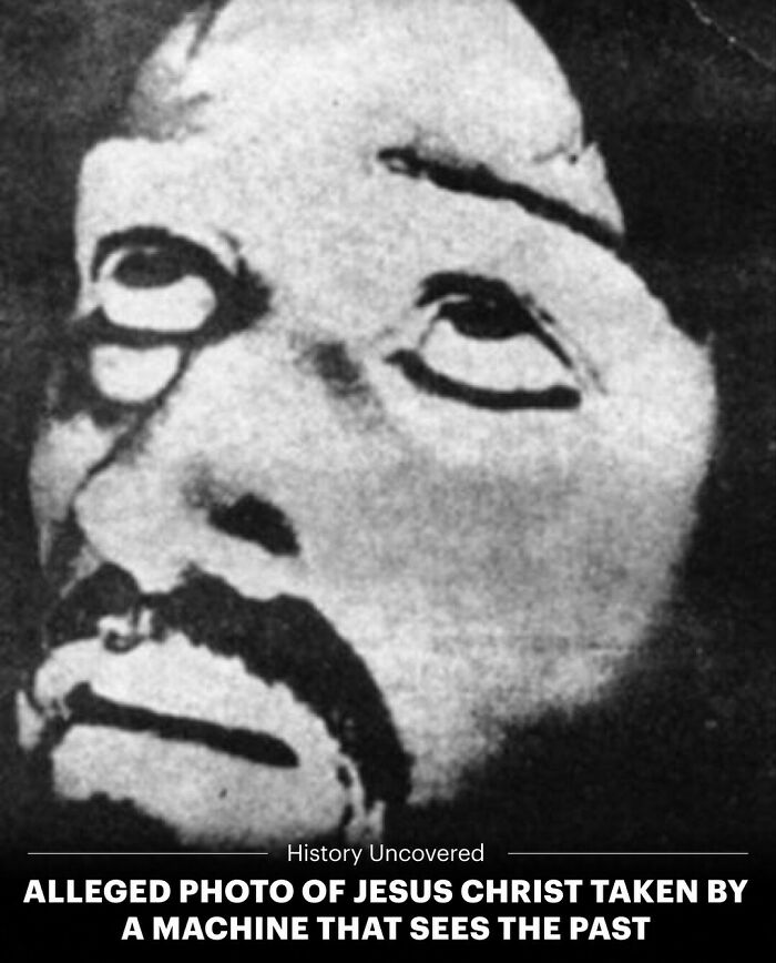 Black and white alleged photo of Jesus Christ from history uncovered