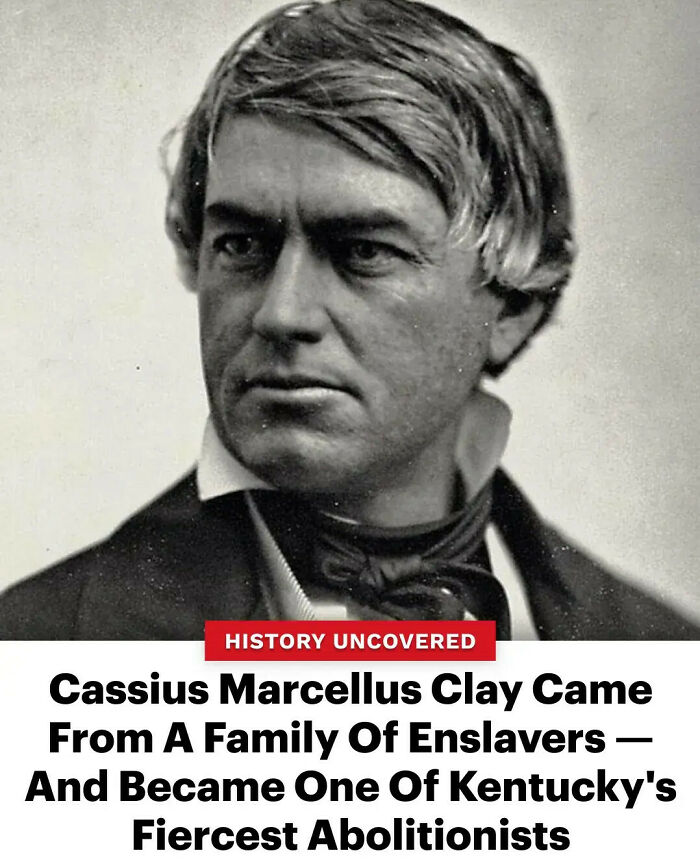 Portrait of Cassius Marcellus Clay, Kentucky abolitionist from enslaver family